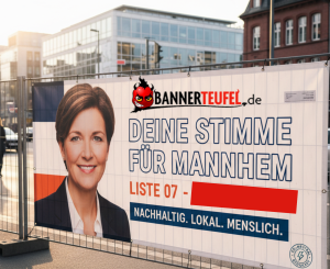 wahlbanner Wahlplakate nur für 39,99 günstig co2neutraldruck