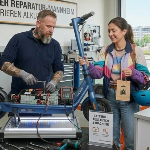 e scooter Mannheim Service akkuwechsel